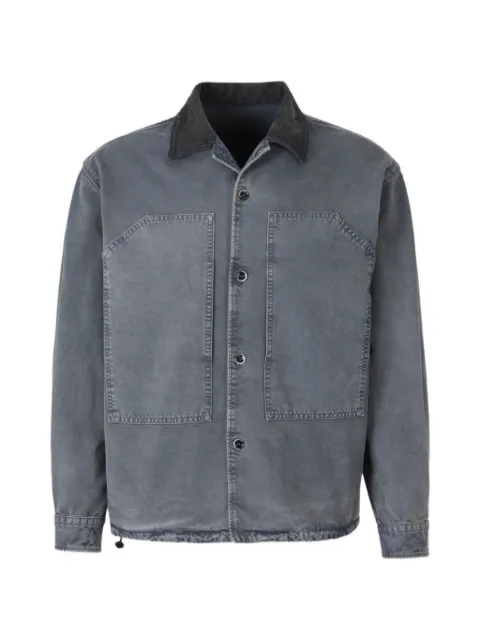 Nine In The Morning corduroy-collar drawstring jacket