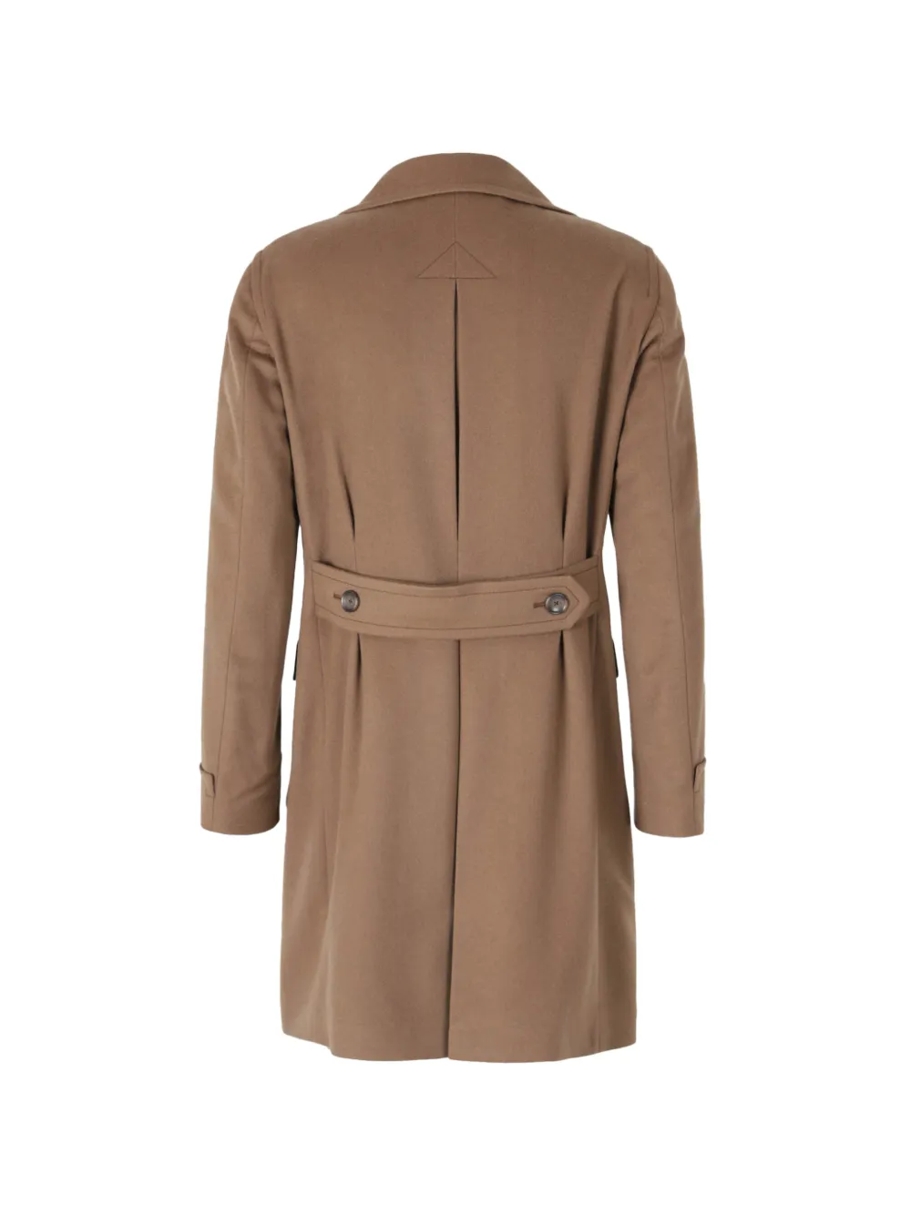 Tagliatore double-breasted cashmere coat Bruin
