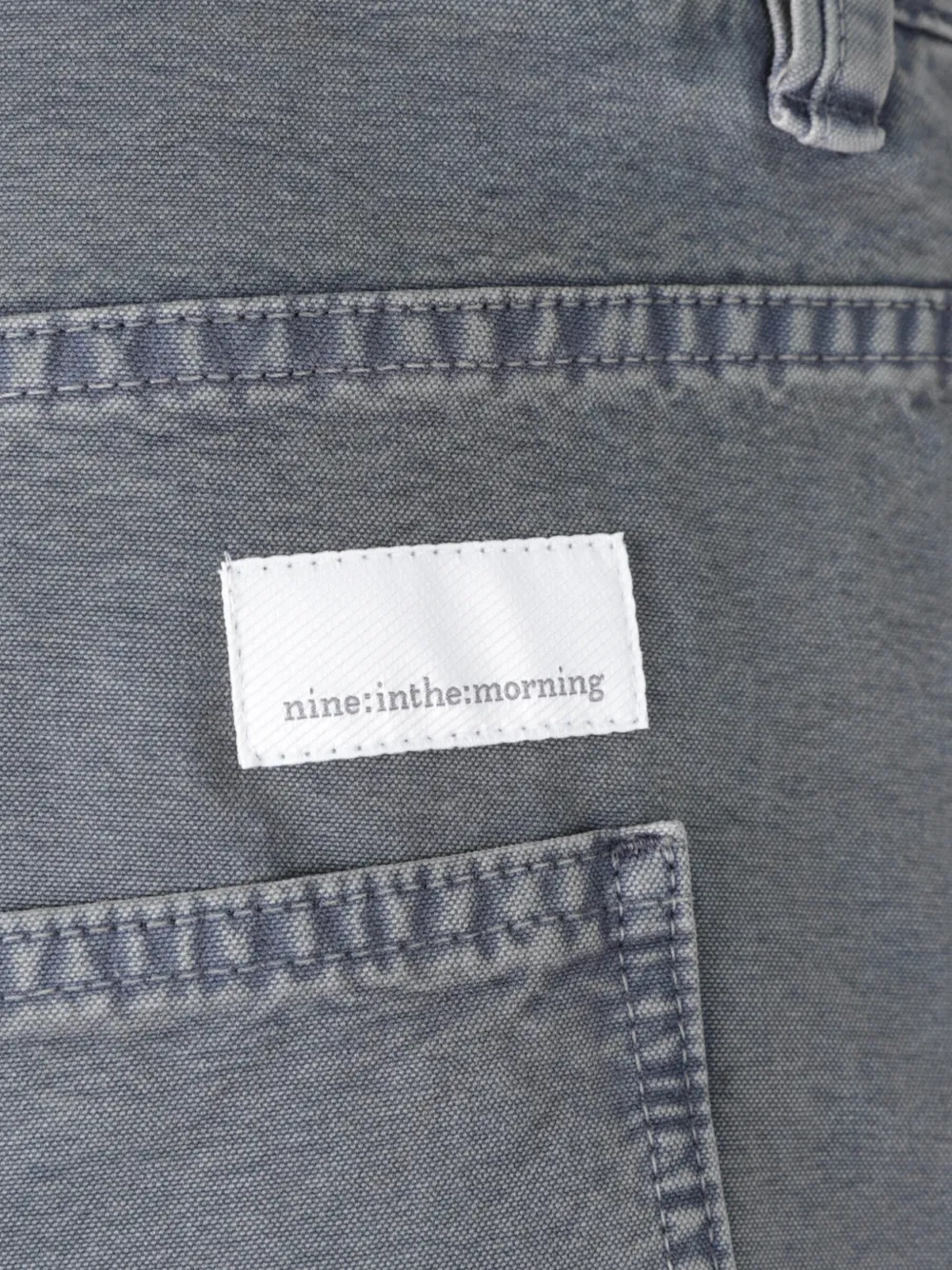 Nine In The Morning panelled carpenter jeans Blauw