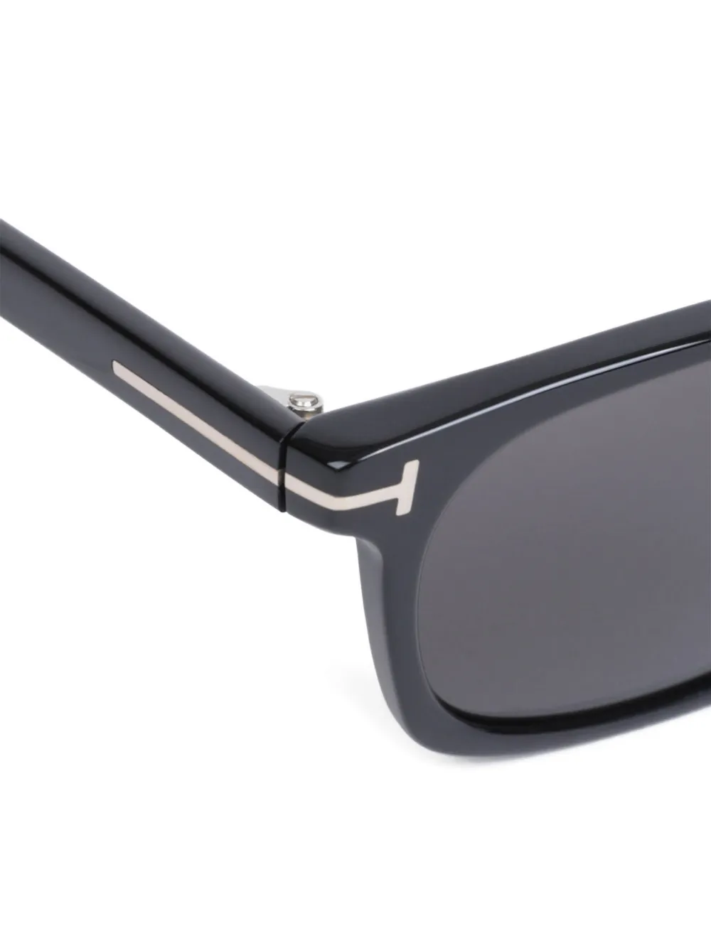 TOM FORD Eyewear T-logo rectangle-frame sunglasses Zwart