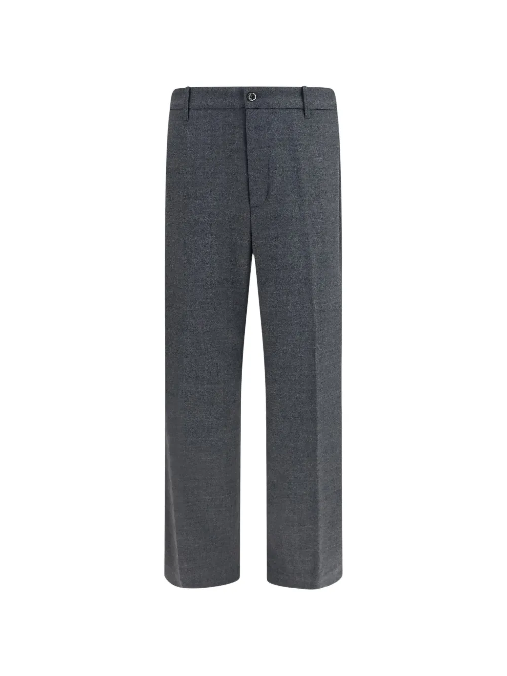Nine In The Morning Apollon logo-patch trousers Grijs