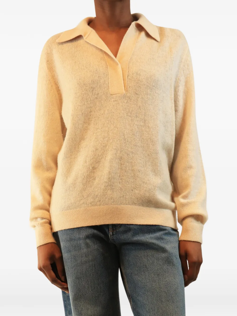 KHAITE Pre-Owned Jo sweater - Nude