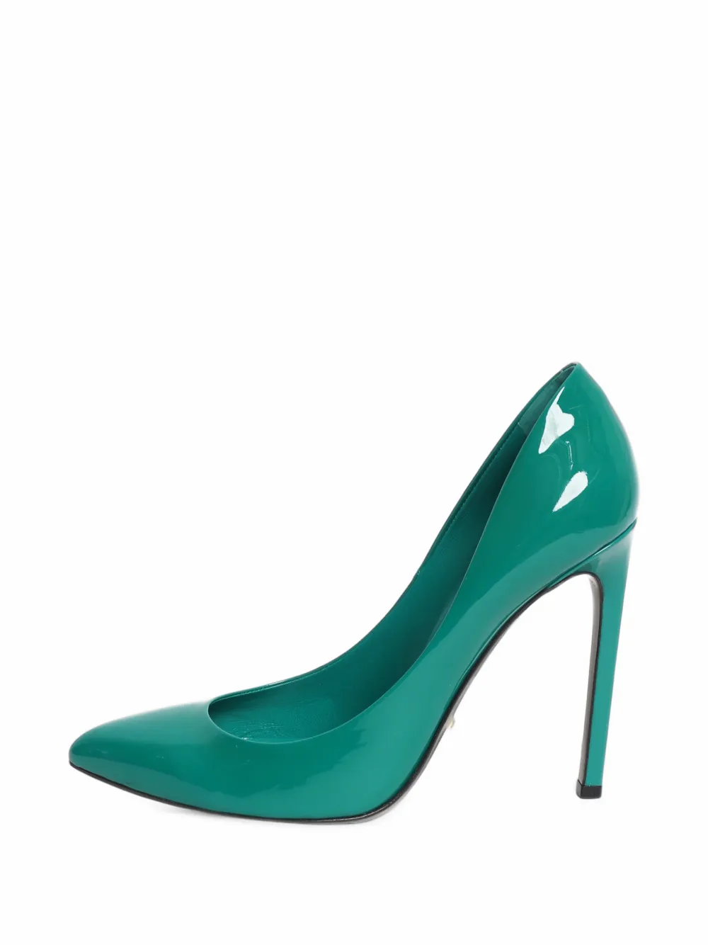 Gucci Pre-Owned patent-finish leather pumps - Grün