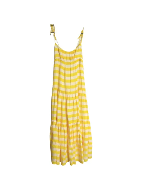 ZIMMERMANN striped tiered maxi dress