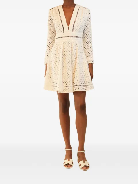 ZIMMERMANN broderie-anglaise mini dress