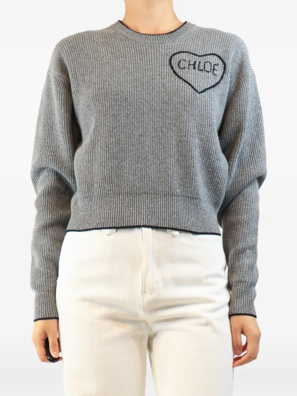Chloé Vintage ribbed sweater - Grey