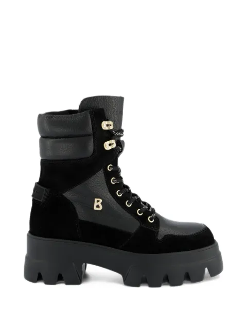 BOGNER panelled lace-up boots