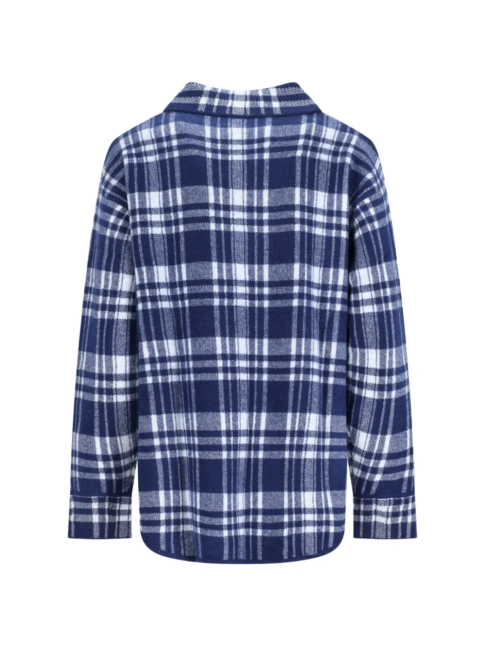 NOTSHY Jasper check-pattern shirt Blauw