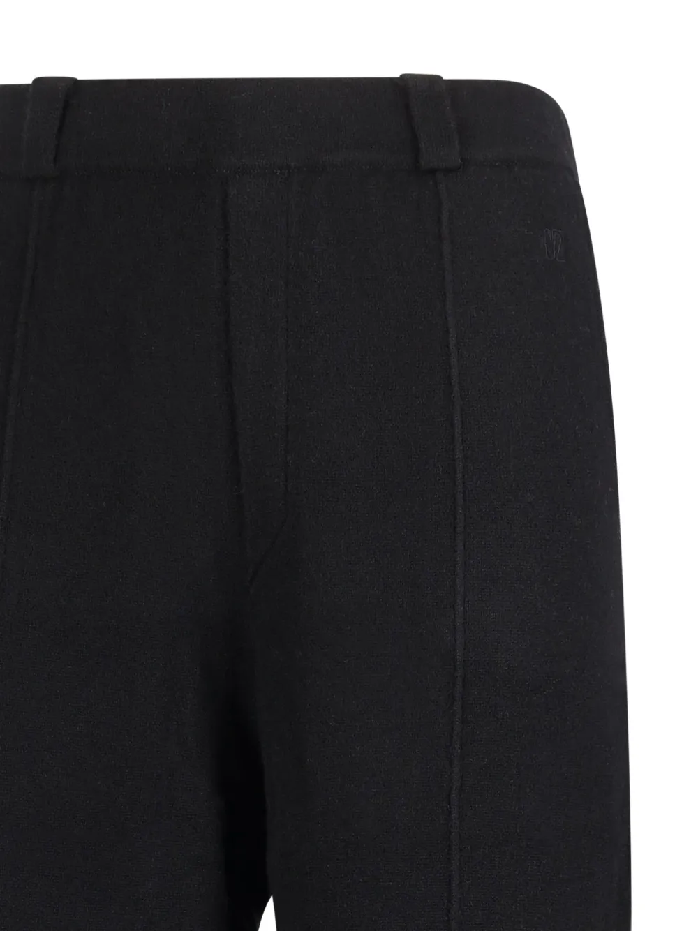 NOTSHY Eliana straight-leg trousers Zwart