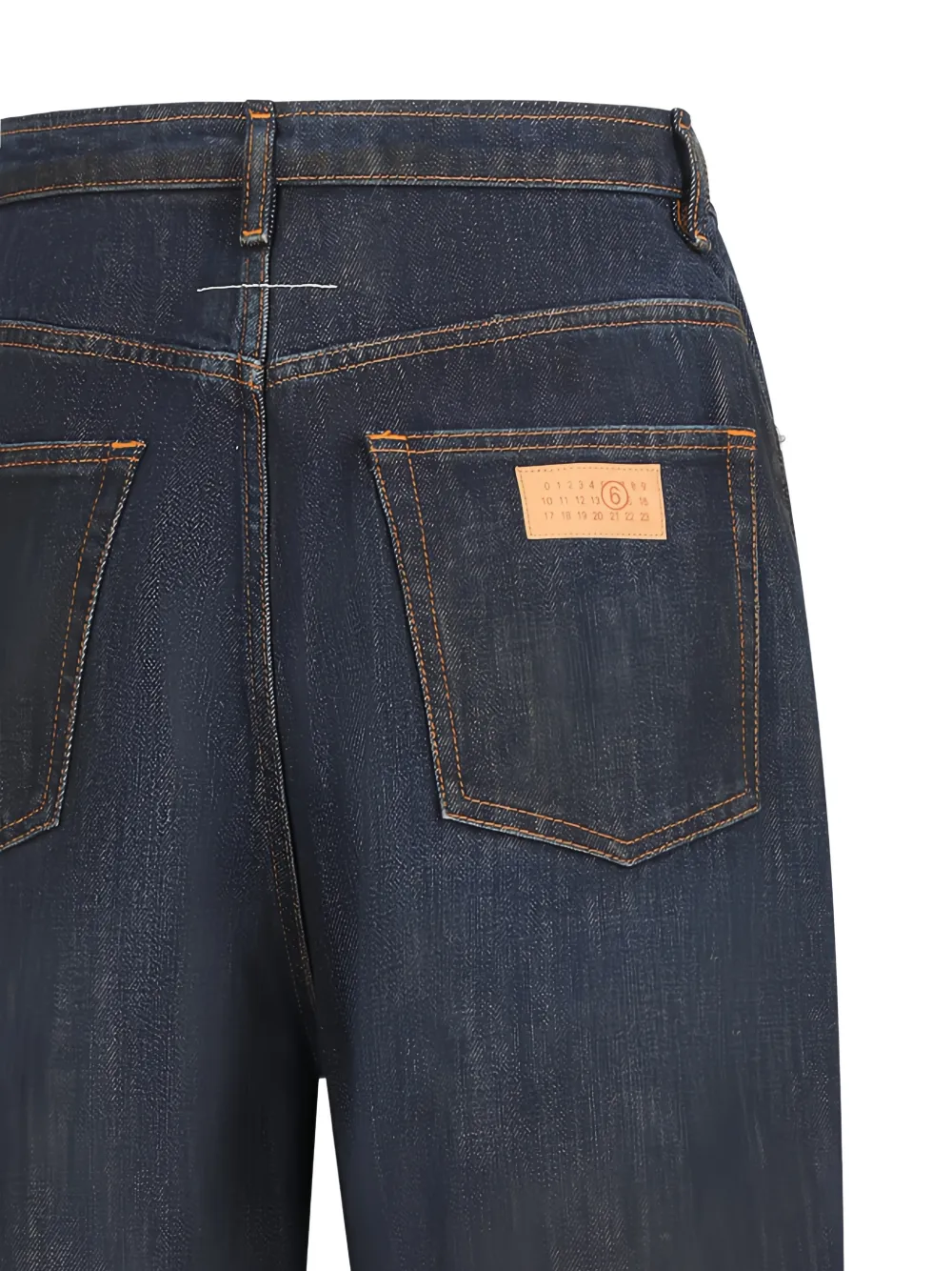 MM6 Maison Margiela wide-leg denim jeans Blauw