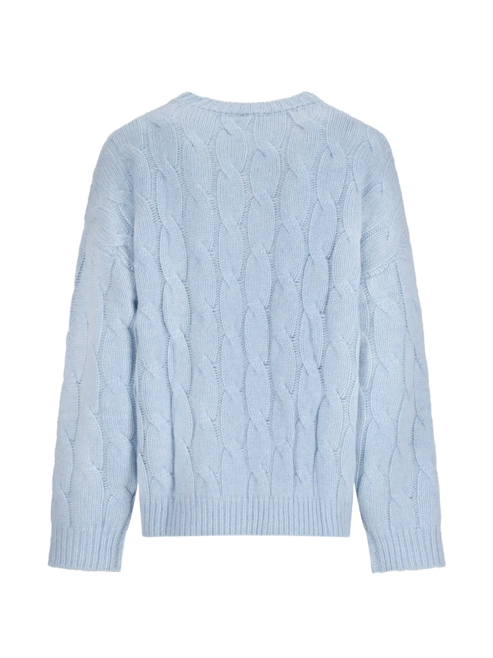 NOTSHY Patzi kabelgebreide trui Blauw