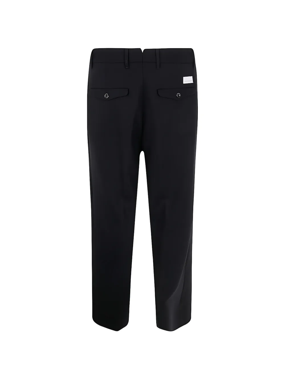 Nine In The Morning Apollon logo-patch trousers Zwart