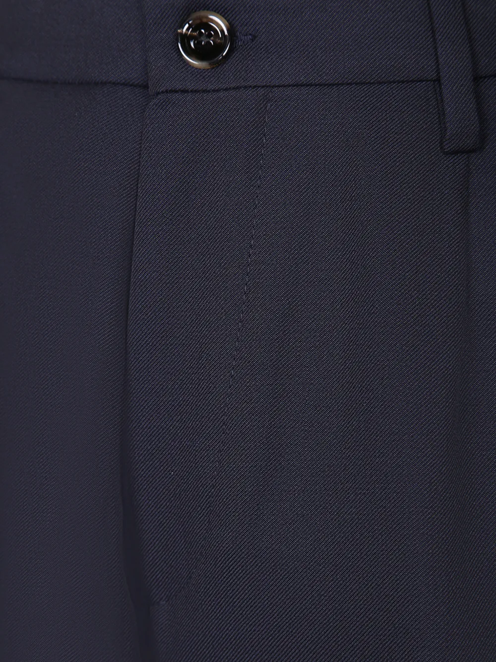Dell'oglio pleated turn-up trousers Blauw