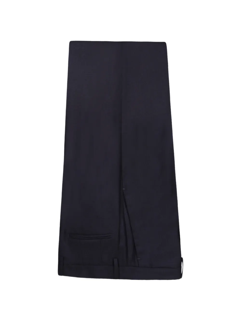 Boglioli Pak met enkele rij knopen en gekerfde revers Blauw