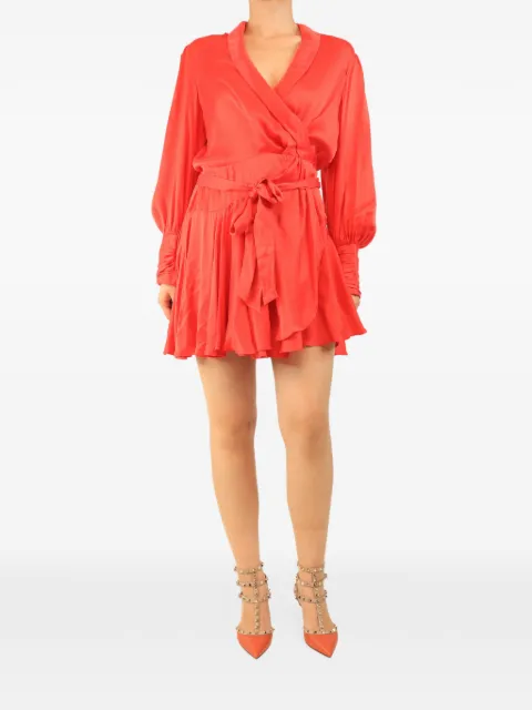 ZIMMERMANN silk wrap dress