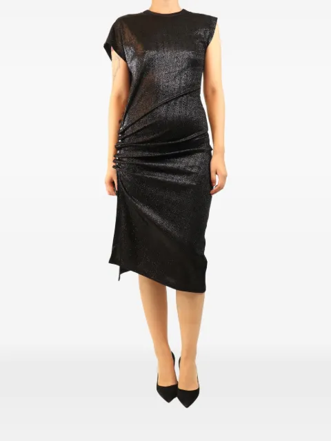 Paco Rabanne Pre-Owned vestido midi de manga corta