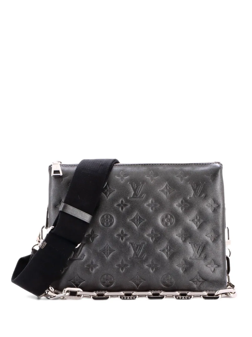 Louis Vuitton Pre-Owned Coussin Bag Monogram Embossed Lambskin PM crossbody bag - Effetto metallizzato