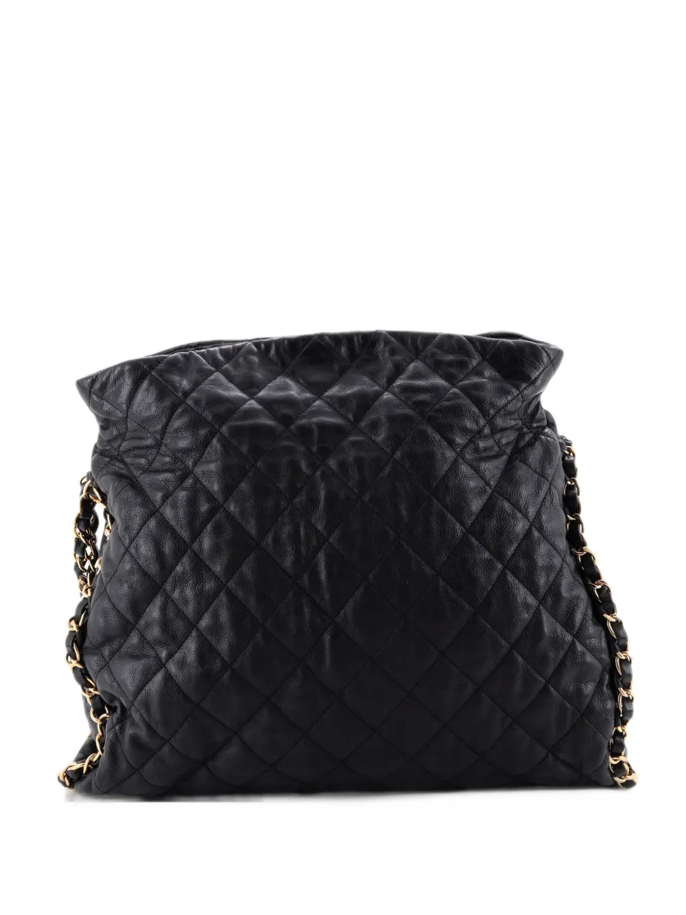 CHANEL Pre-Owned Chain Me Quilted Leather Large hobo bag - Schwarz