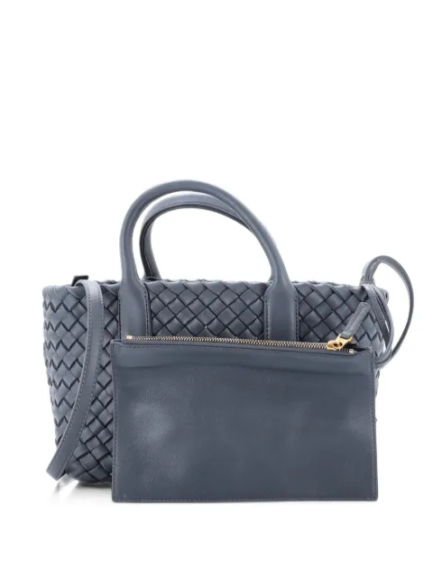 Cabat mini Intrecciato leather tote