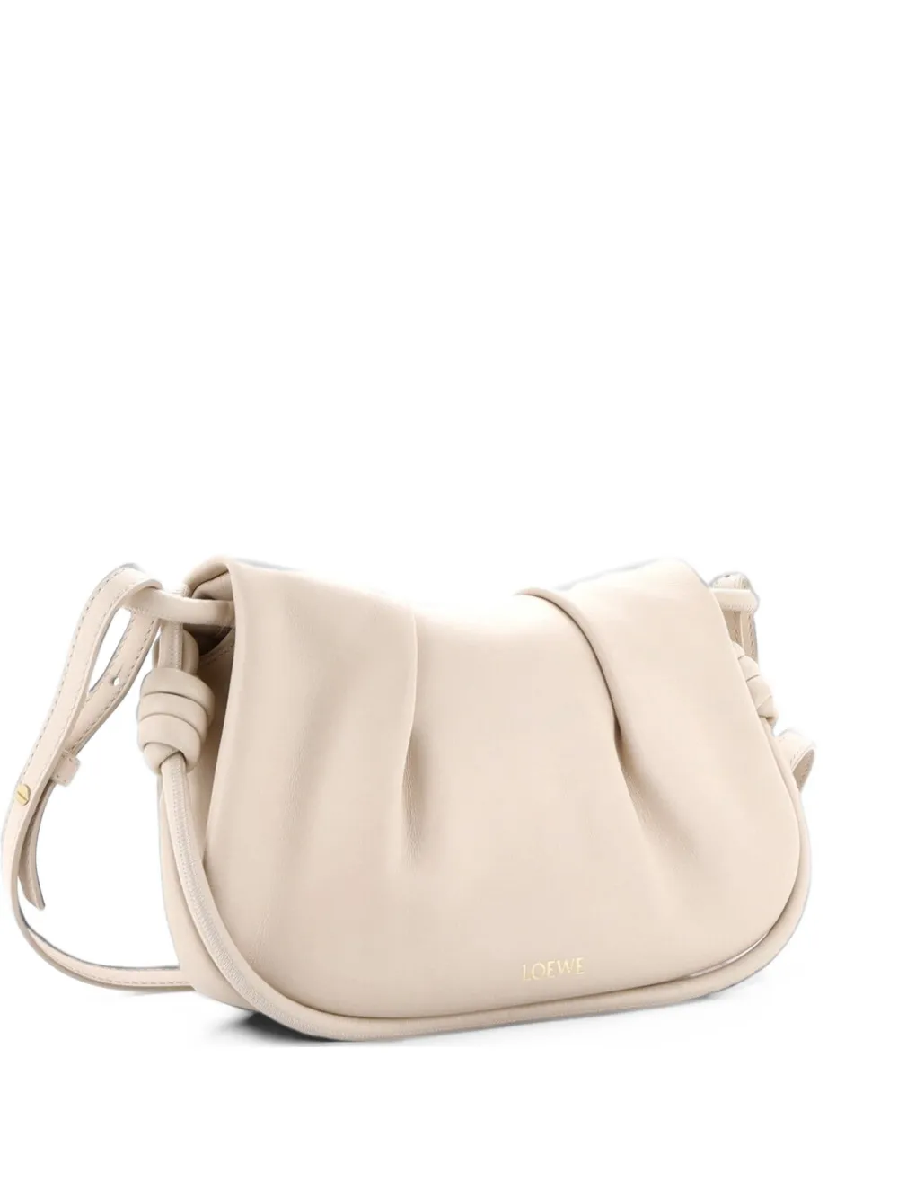 Loewe Pre-Owned Paseo Leather shoulder bag - Nude