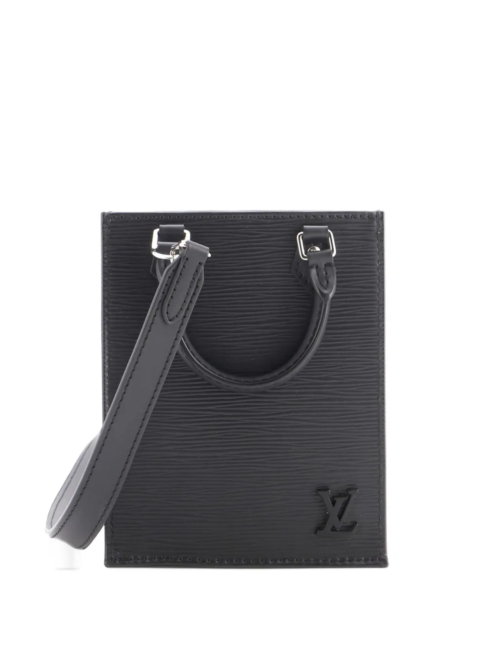 Louis Vuitton Pre-Owned Petit Sac Plat Bag Epi Umhängetasche - Schwarz
