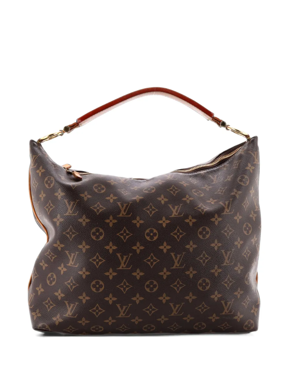Louis Vuitton Pre-Owned Sully Handbag Monogram Canvas MM hobo bag - Brown