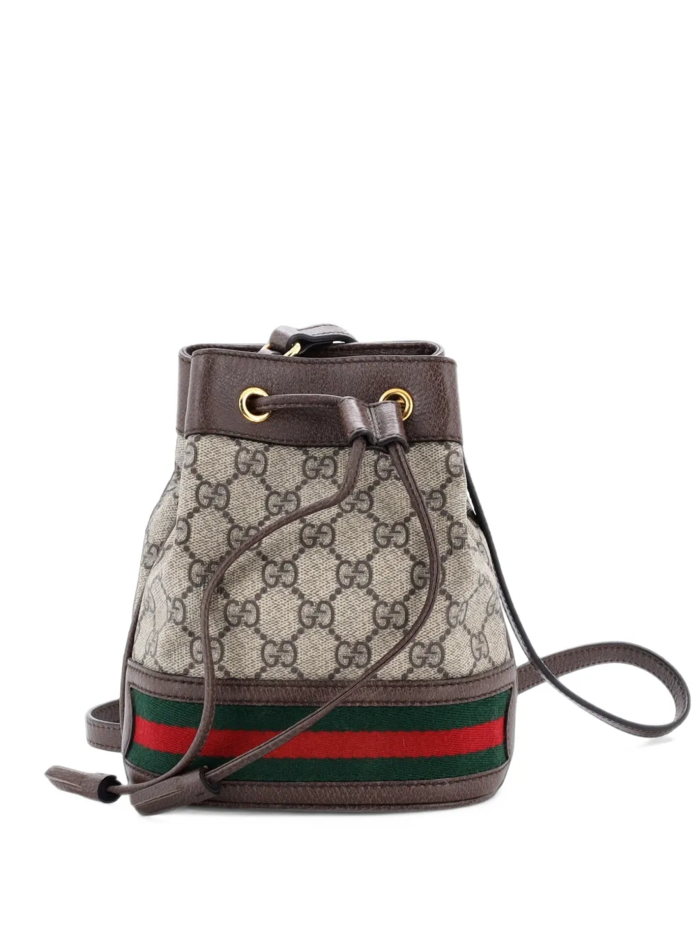 Gucci Pre-Owned Ophidia GG Coated Canvas Mini bucket bag - Brown