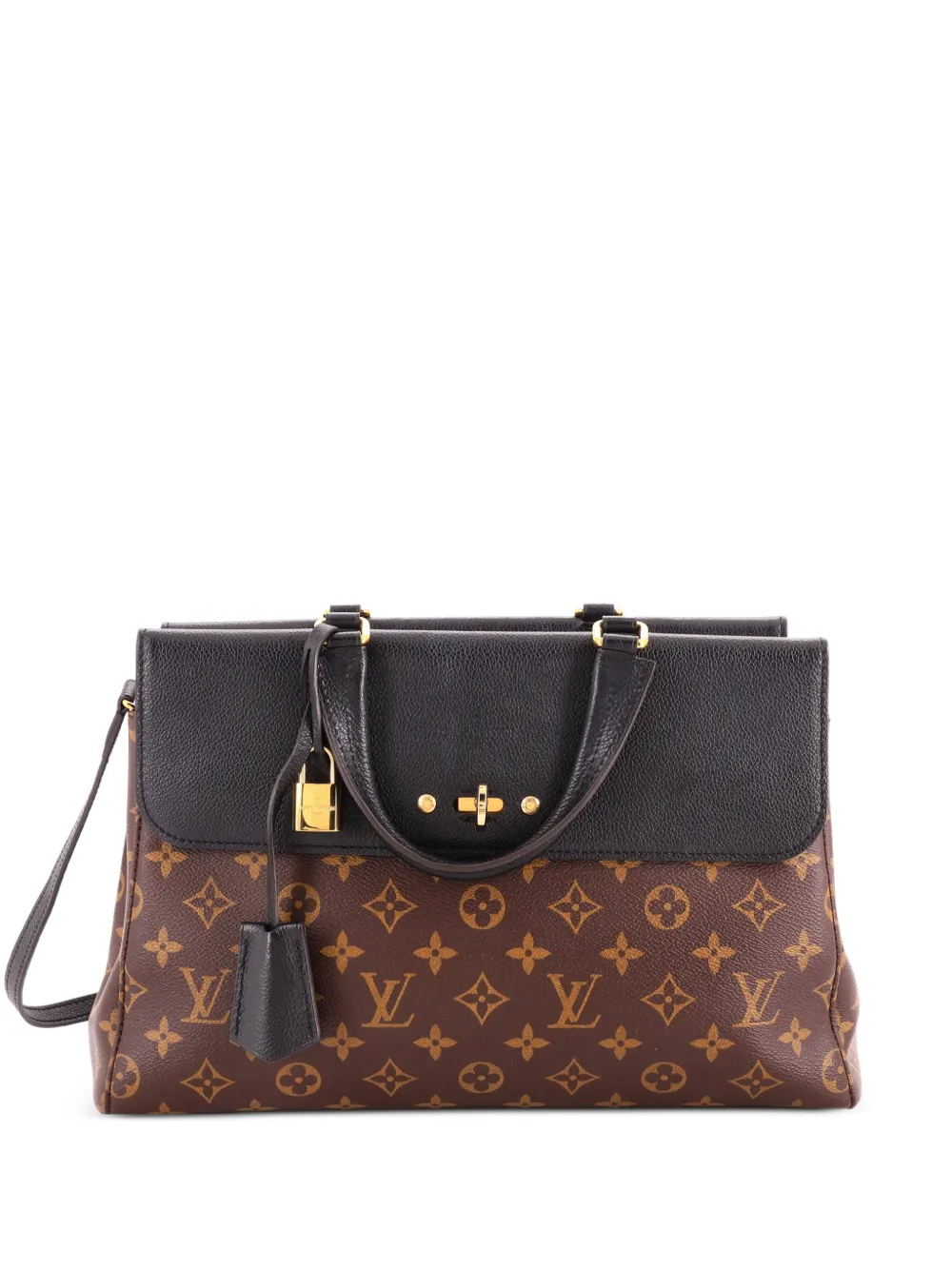 Louis Vuitton Pre-Owned Venus Handbag Monogram Canvas and Leather satchel - Black