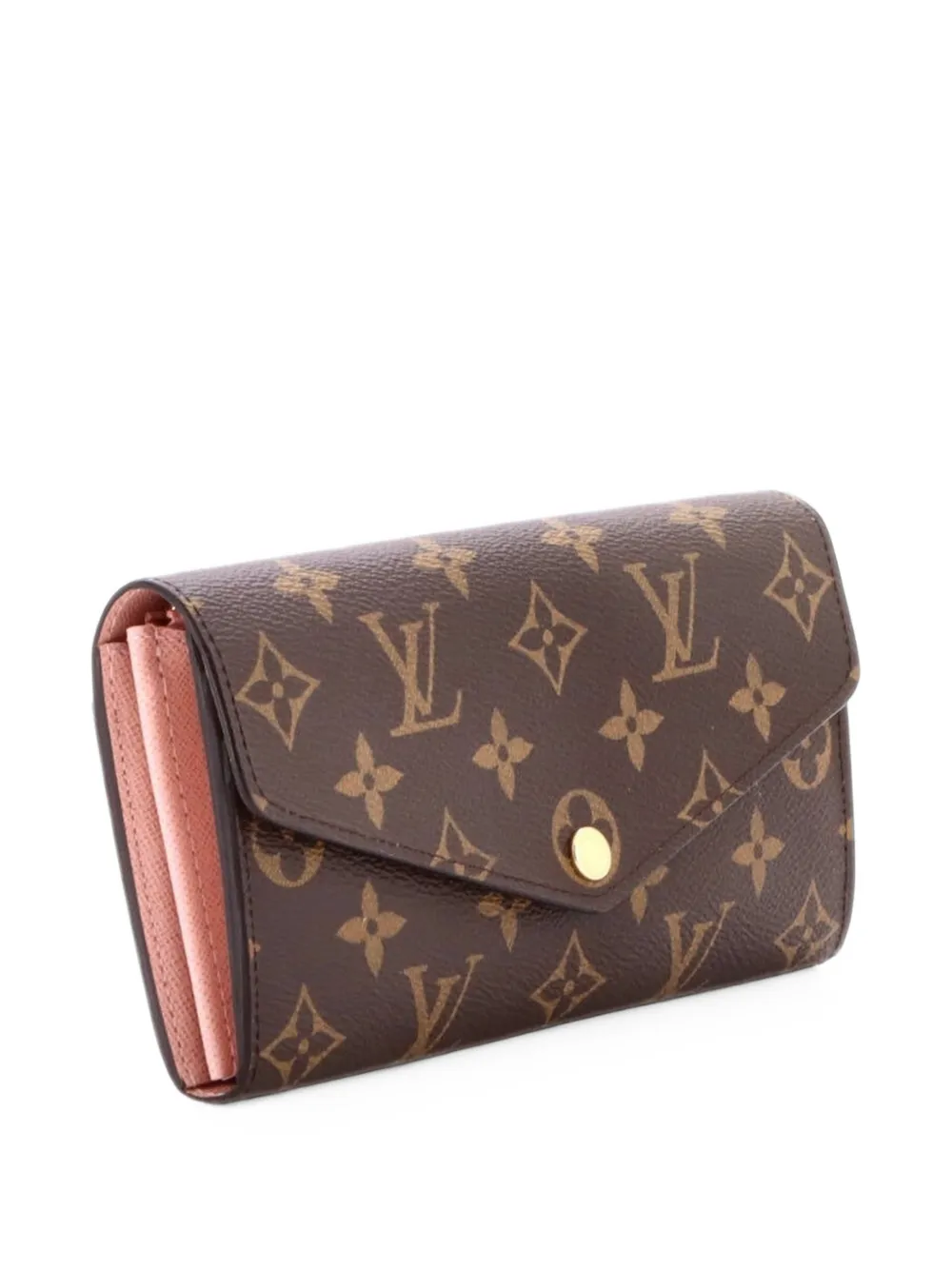 Louis Vuitton Pre-Owned Portafoglio Sarah NM in tela con monogramma - Marrone