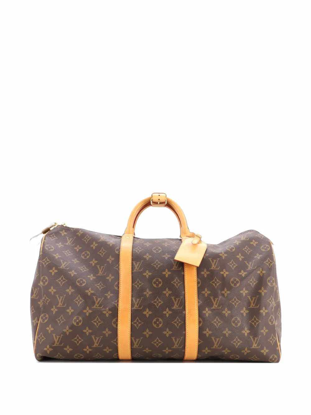 Louis Vuitton Pre-Owned Keepall Bag Monogram Canvas 50 travel bag - Marrone
