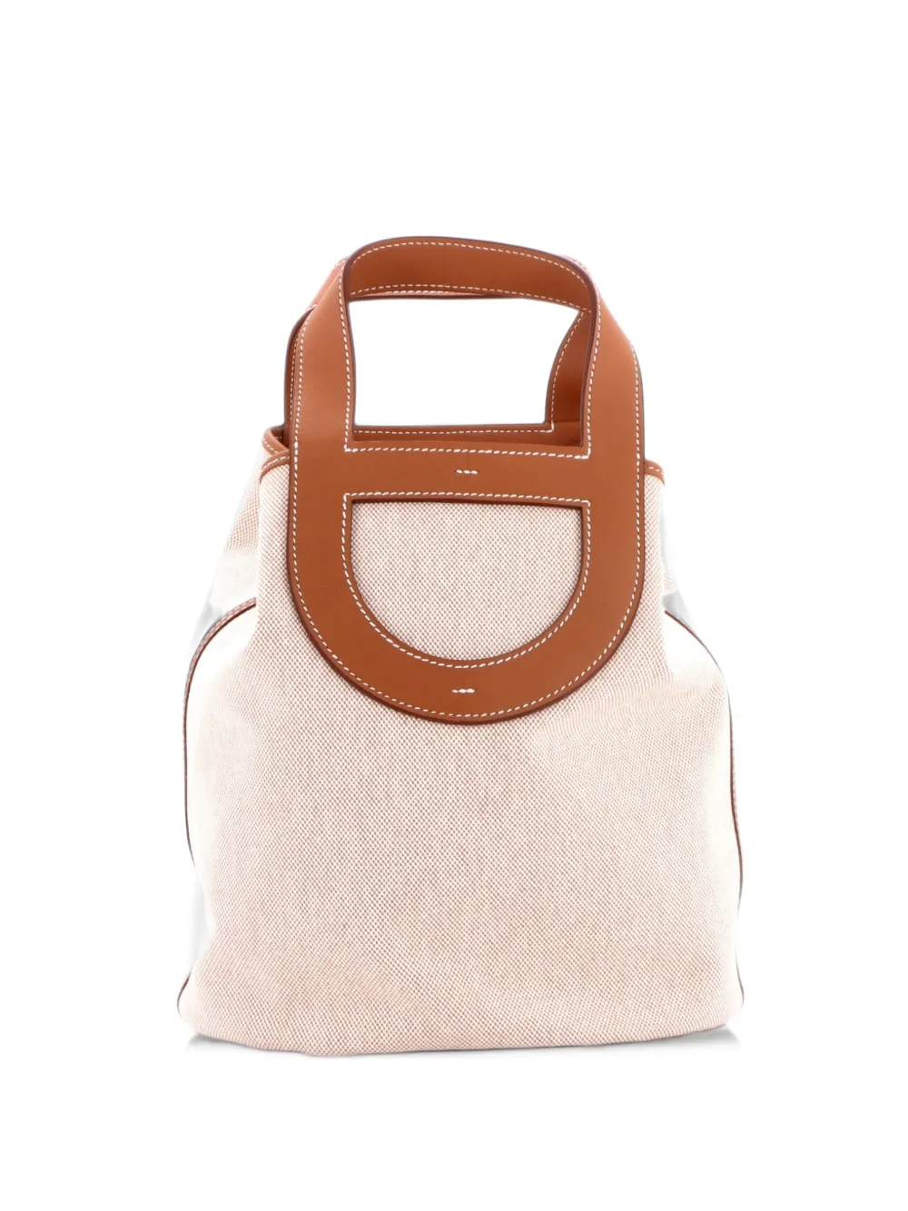 Hermès Pre-Owned In-The-Loop Beuteltasche aus Canvas mit Swift 23cm - Braun