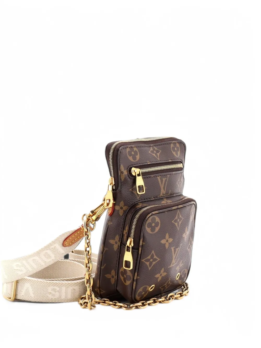 Louis Vuitton Pre-Owned Utility Phone Sleeve Bag Monogram Canvas crossbody bag - Marrone