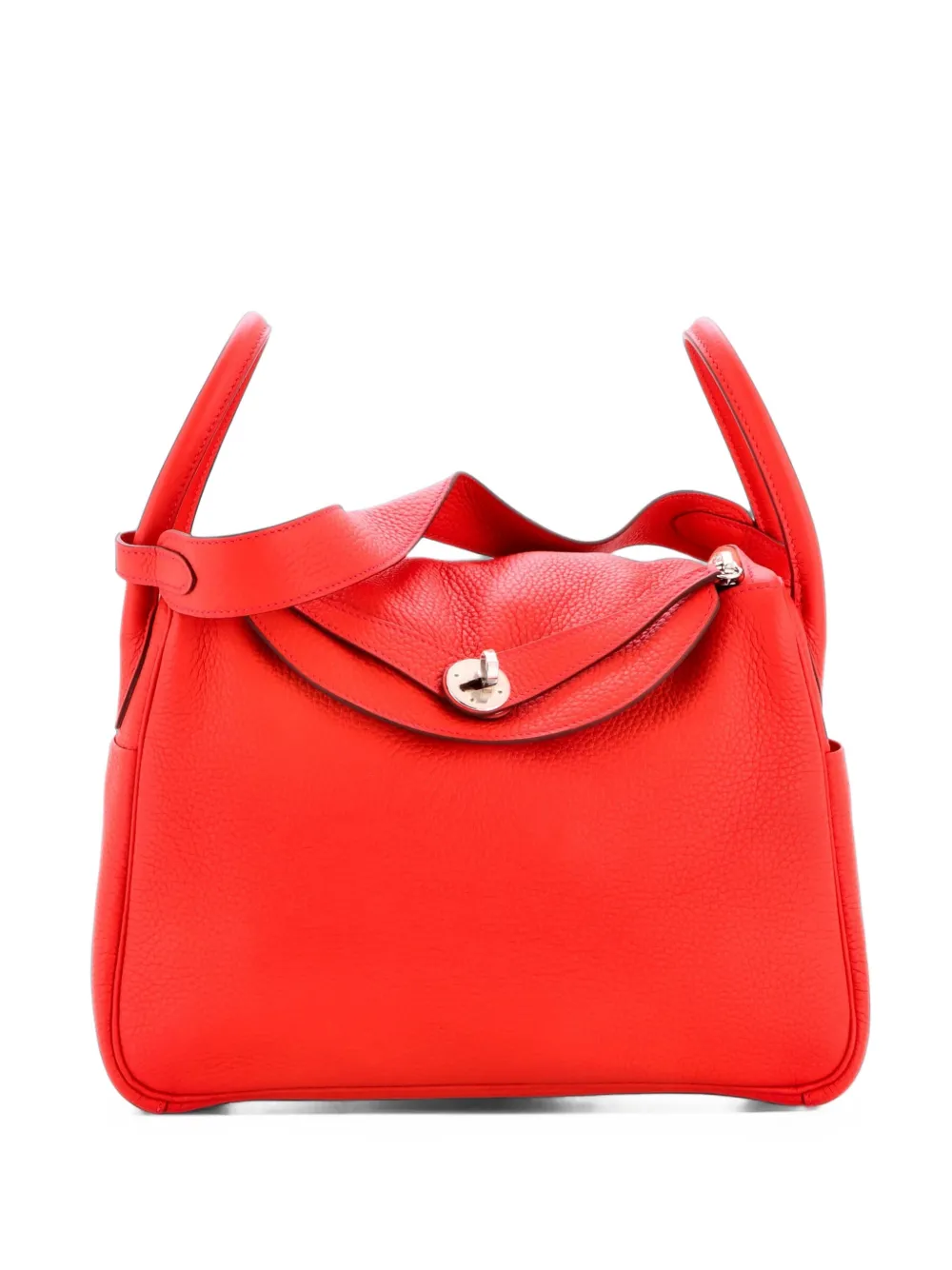 Hermès Pre-Owned Lindy Bag Clemence 30 shoulder bag - Rot