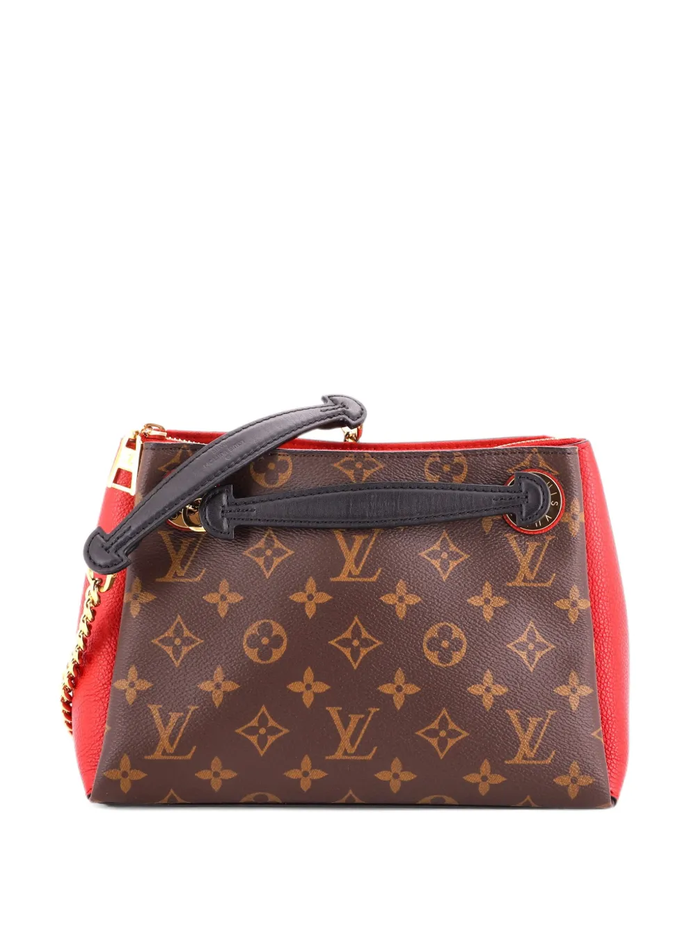 Louis Vuitton Pre-Owned Surene Handbag Monogram Canvas with Leather BB shoulder bag - Rosso
