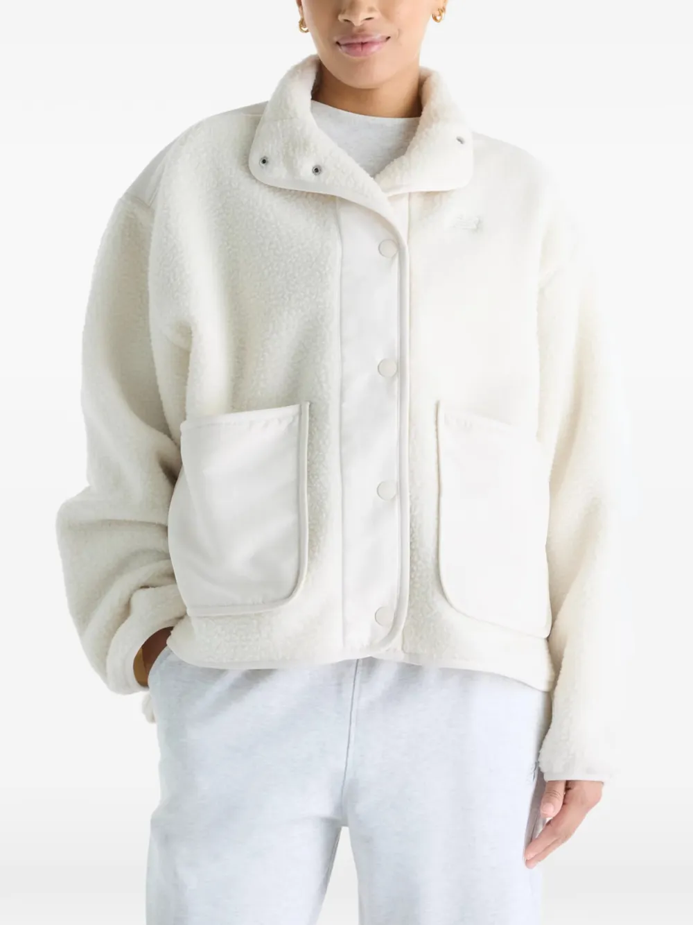 New Balance High Pile fleece jacket - Nude