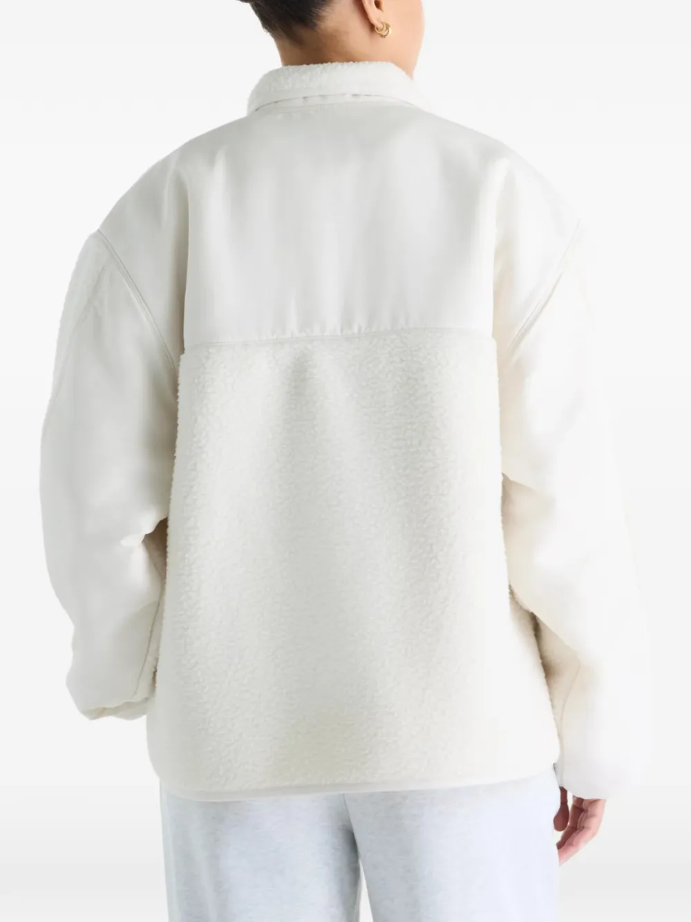 New Balance High Pile fleece jacket Beige