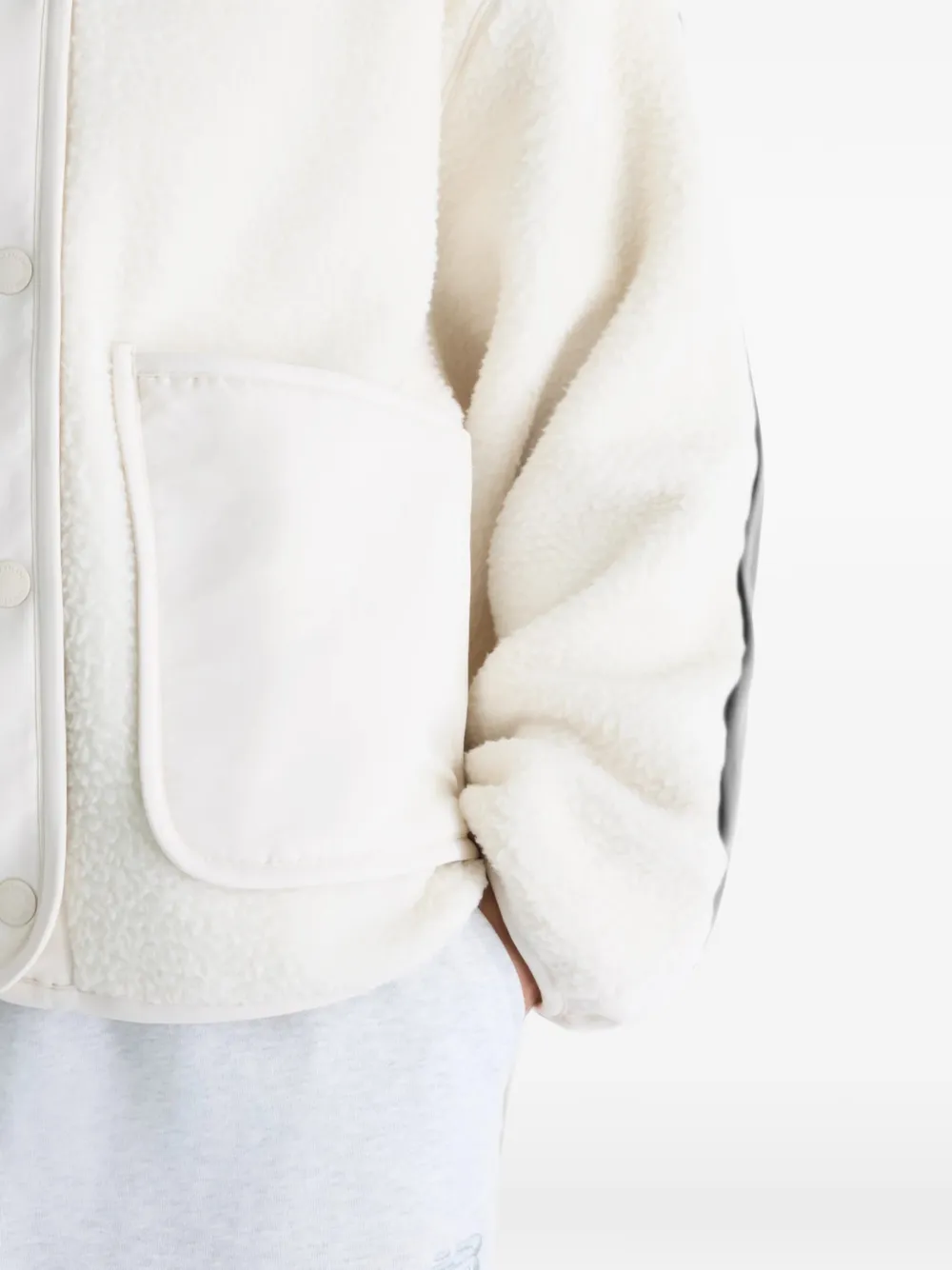 New Balance High Pile fleece jacket Beige