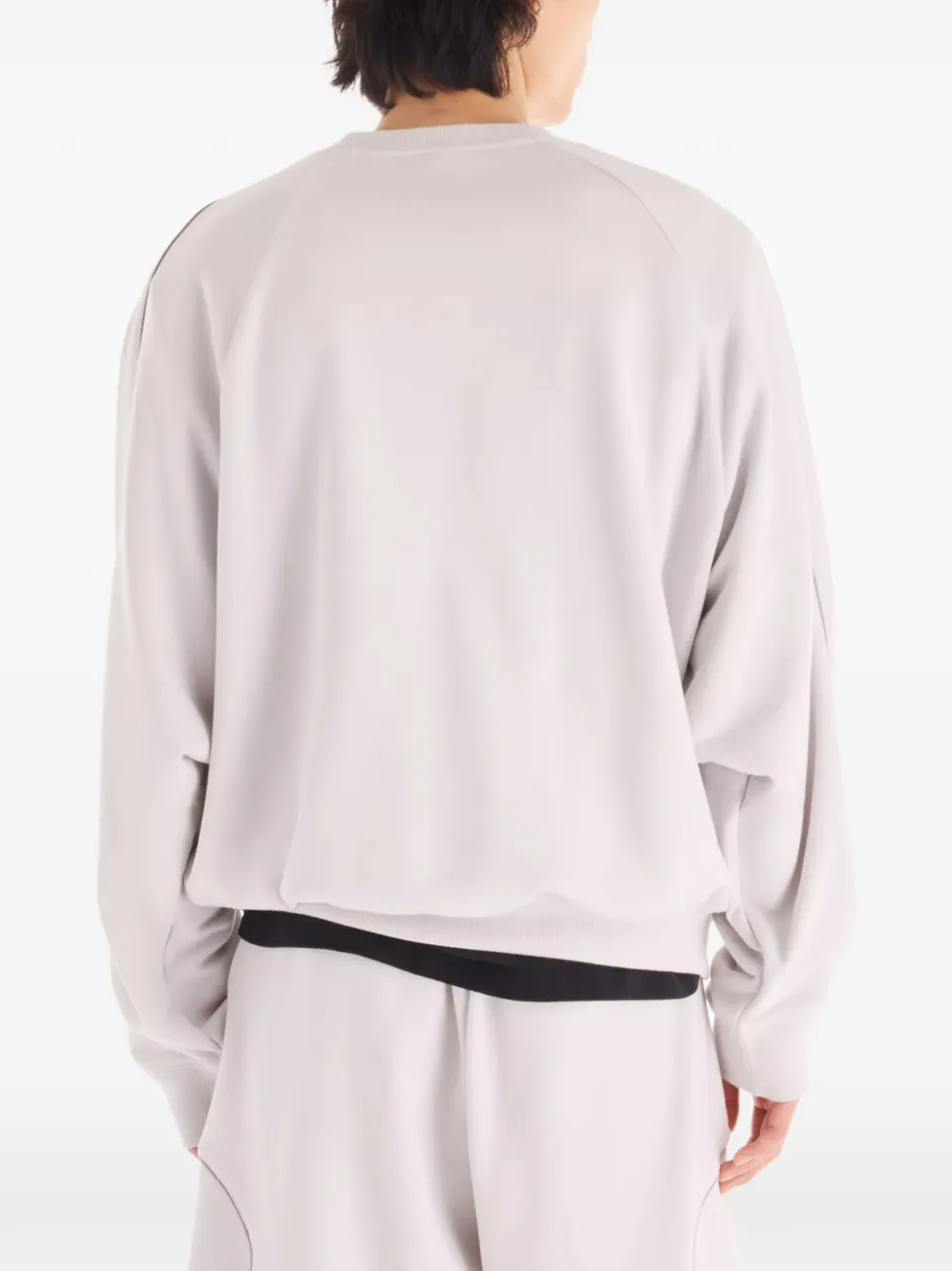 New Balance Trackside french terry crew sweater Beige