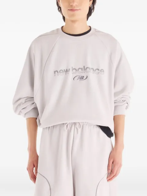 New Balance sudadera Trackside con cuello redondo