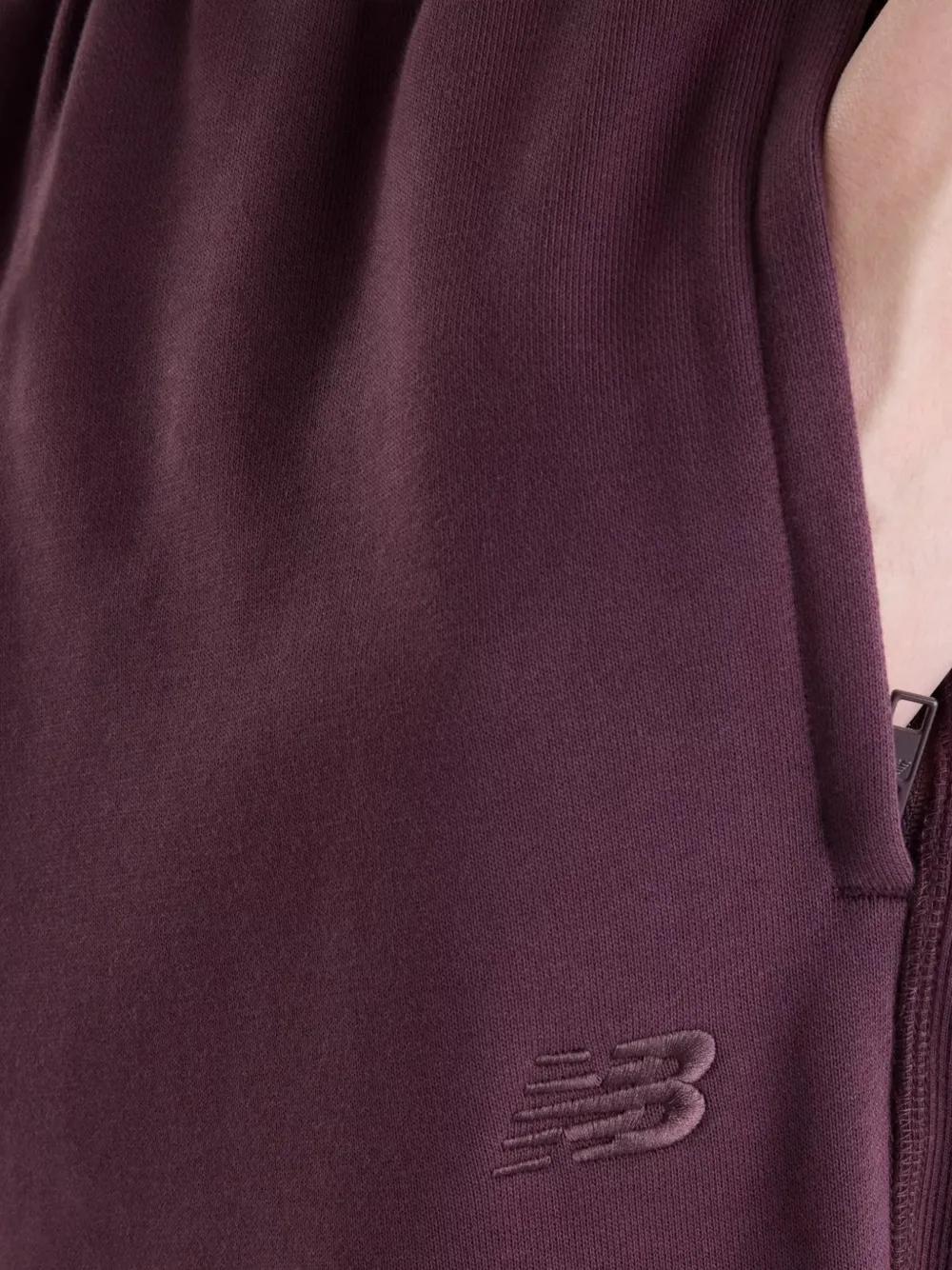 New Balance Athletics French badstof joggingbroek Paars