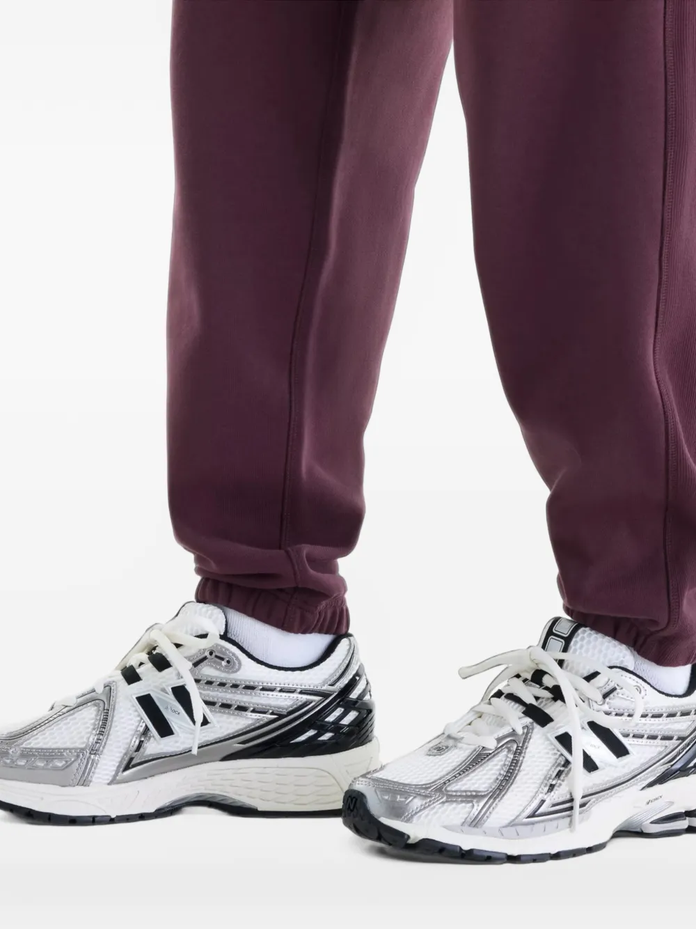 New Balance Athletics French badstof joggingbroek Paars