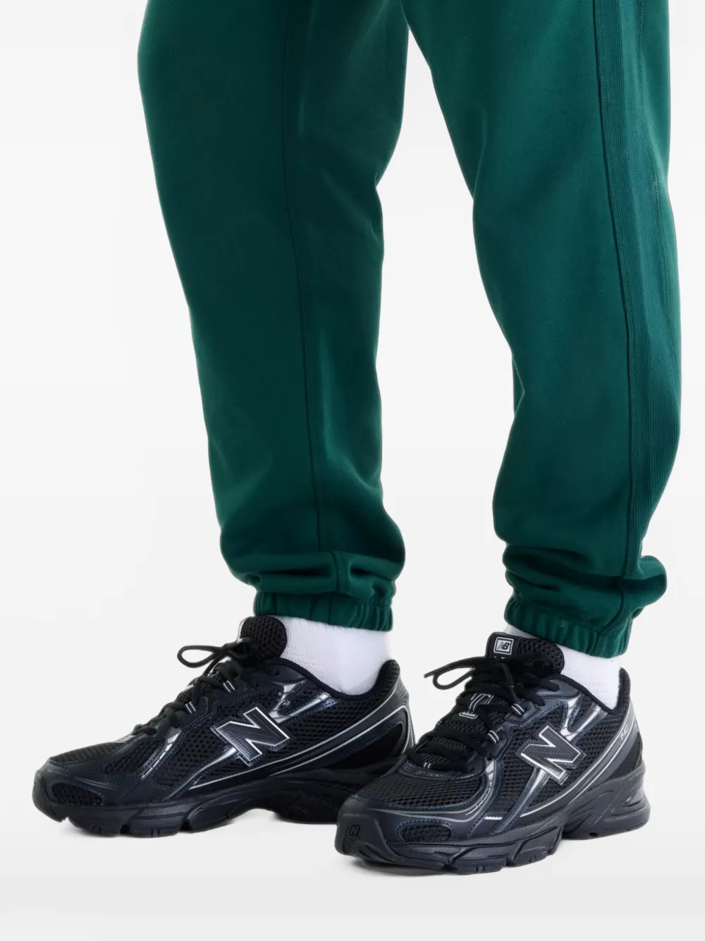New Balance Athletics French terry joggers Groen