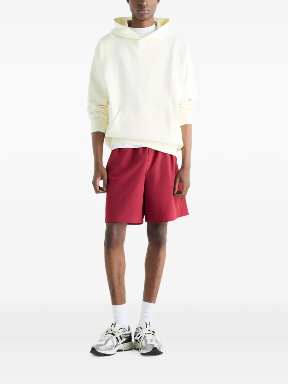 New Balance Athletics french terry hoodie Beige