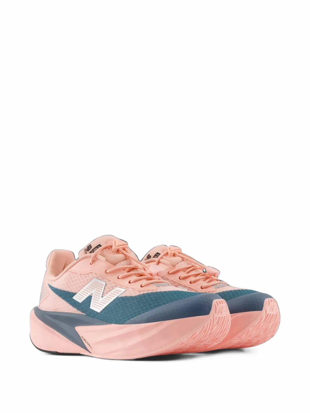 New Balance Kids FuelCell Rebel bungee-lace sneakers - Rosa