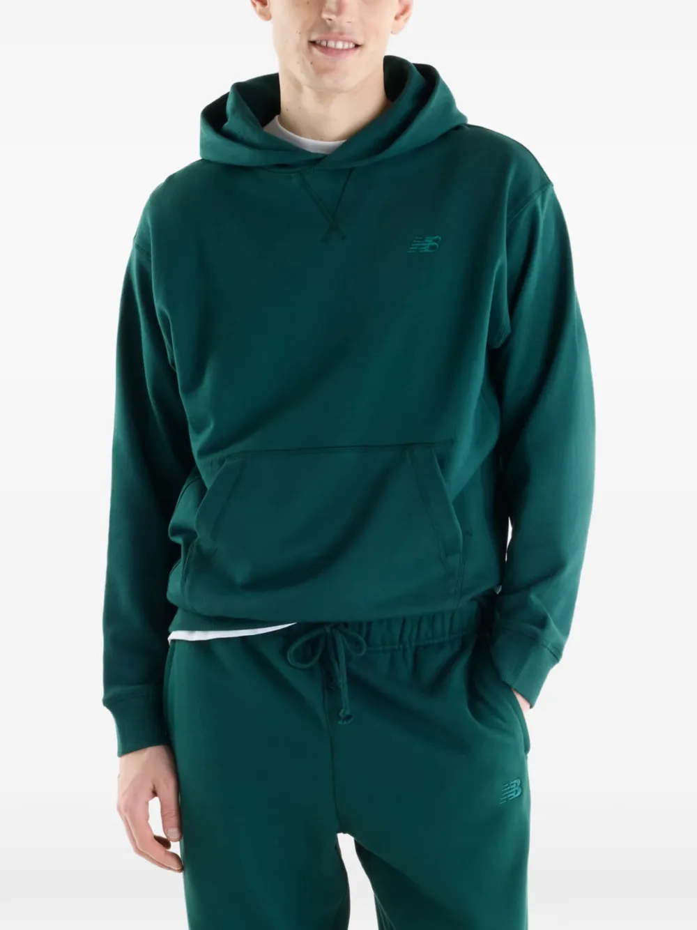 New Balance Athletics French terry hoodie - Verde