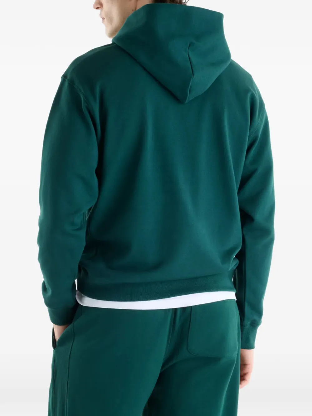 New Balance Athletics French terry hoodie Groen