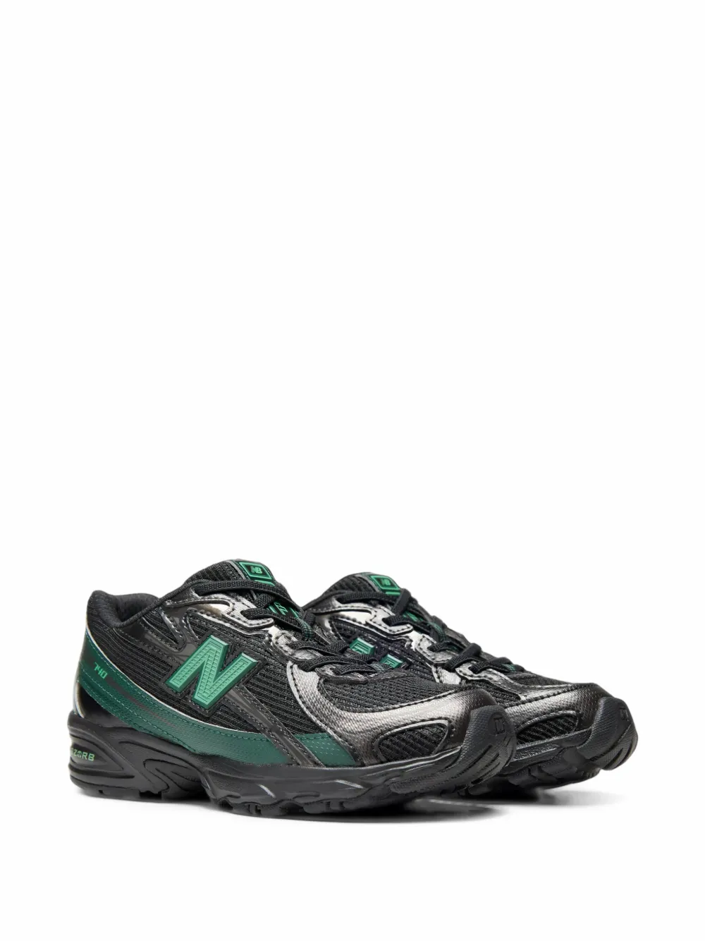 New Balance Kids 740 bungee-lace sneakers - Nero