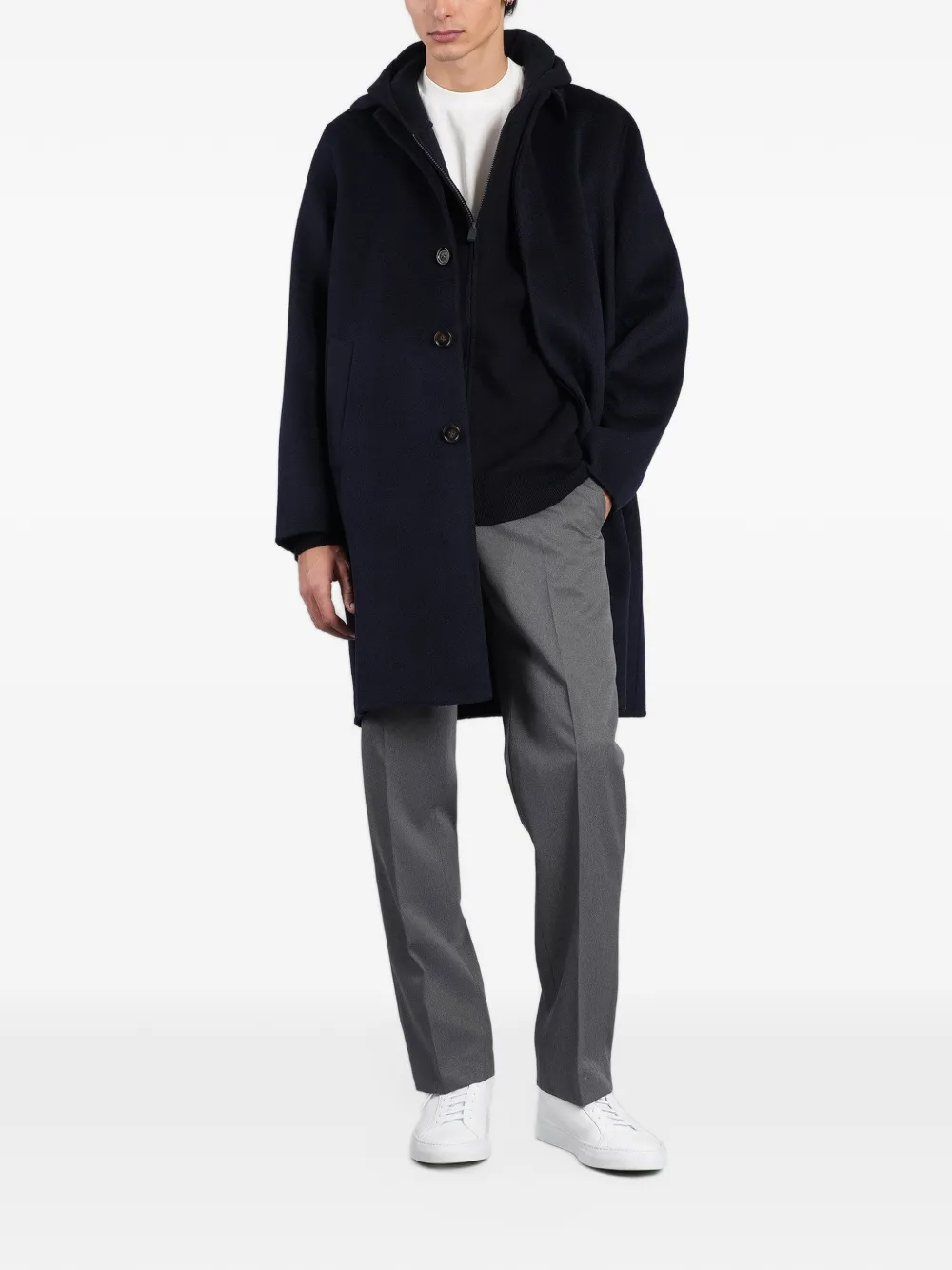 PT Torino pressed-crease tailored trousers Grijs