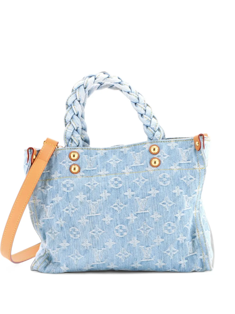 Louis Vuitton Pre-Owned Let Go Monogram Denim PM tote bag - Blau