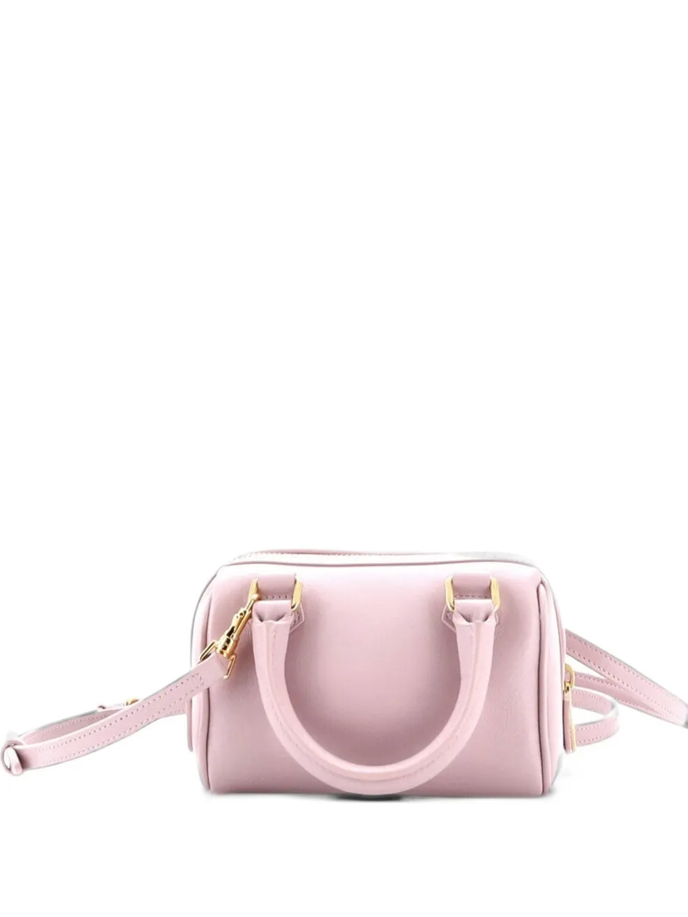 Celine Pre-Owned Cuir Triomphe Boston Bag Leather Mini satchel - Rosa